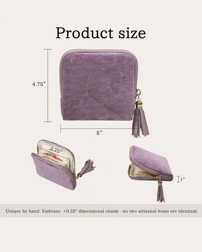 Fringed Jewelry Storage Pouch
