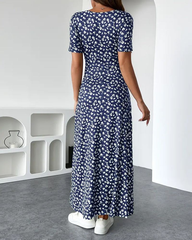 Sexy Elegant Printed Dress