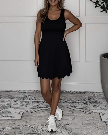 Ärmelloses, modisches Freizeitkleid