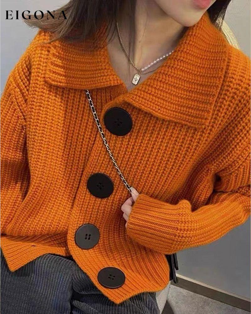 Big button knitted cardigan 2023 f/w 23BF cardigans clothes Sweaters sweaters & cardigans Tops/Blouses
