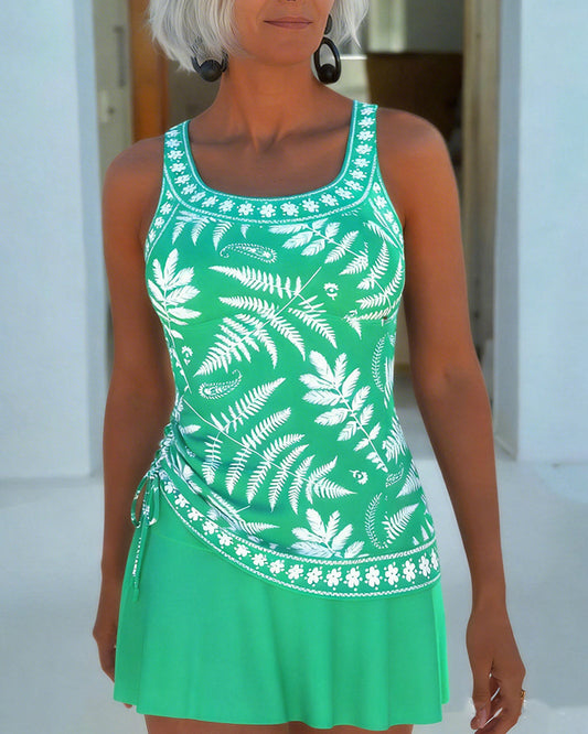 Botanical Print Sundress Tankini 2024 f/w spring summer tankinis