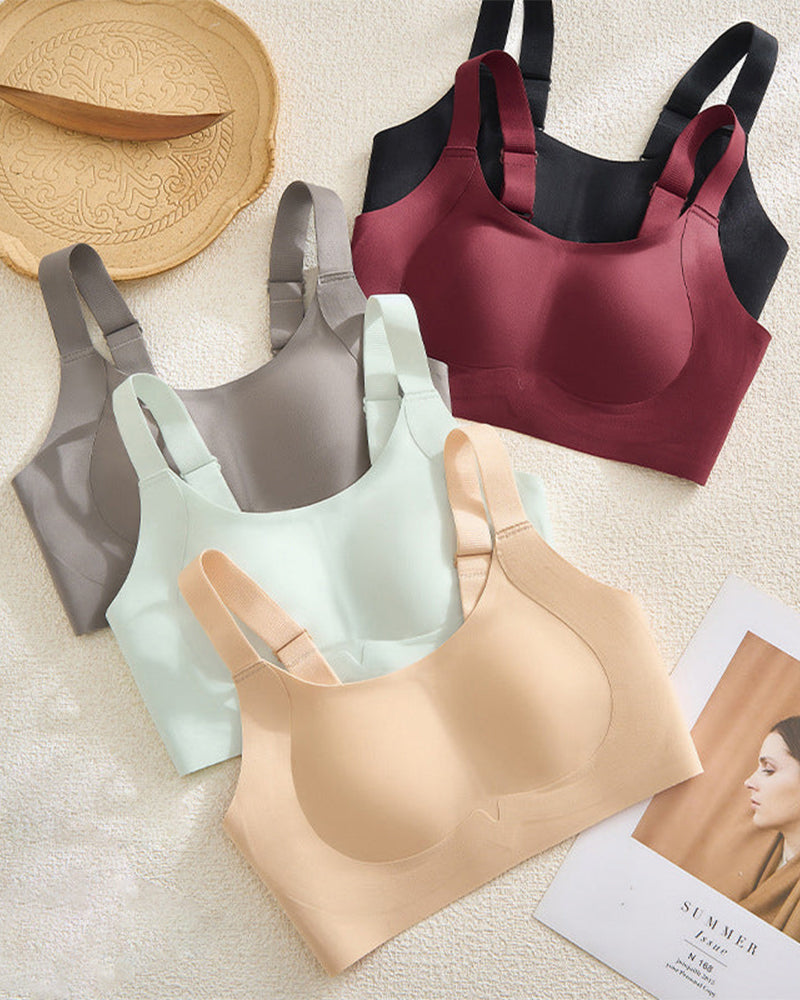 Thin And Wireless Bra With Bunny Ear Cups