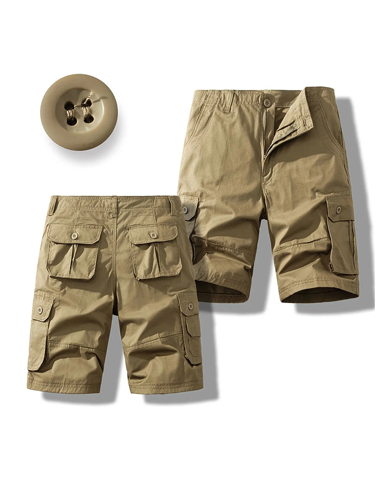 Men's Multi-Pocket Cargo Shorts
