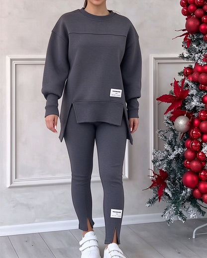 Printed Sweatshirt And Sweatpants Set 2024 f/w sets