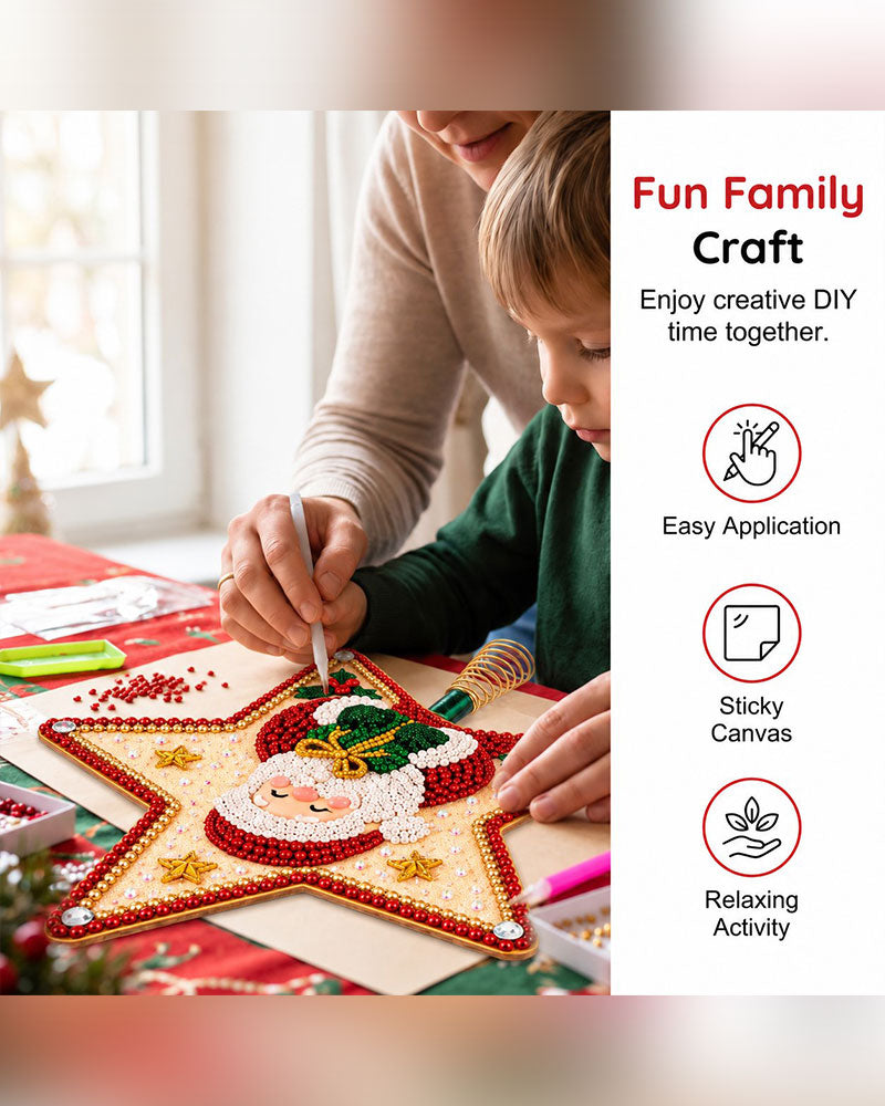 DIY Five-Pointed Star Diamond Painting Christmas Tree Topper 2024 f/w accessories spring summer