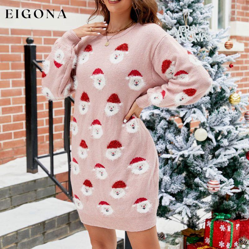 Casual Plush Christmas Dress best Best Sellings casual dresses clothes Sale short dresses Topseller