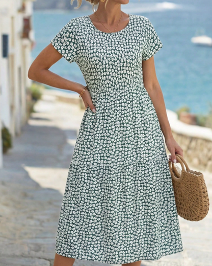 Little Floral Waist Dress