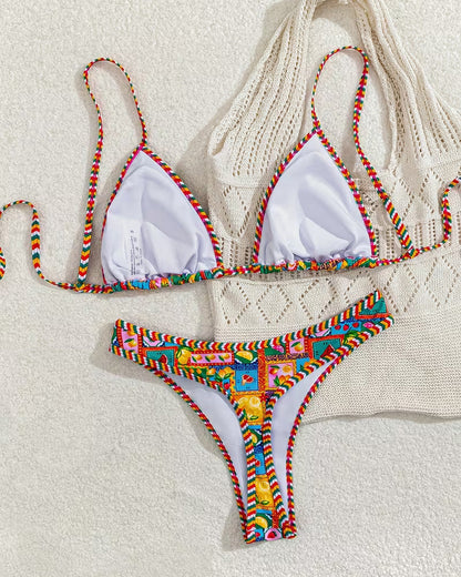 Sexy Fruit Print Bikini