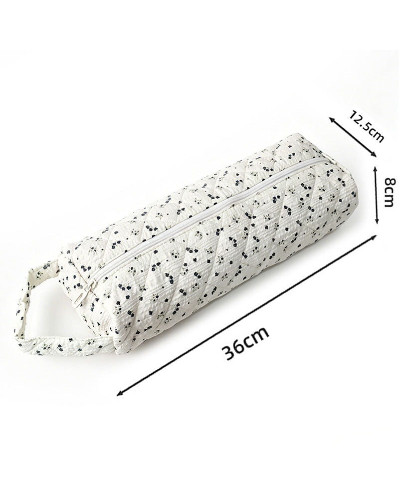 Portable Quilted Travel Storage Bag