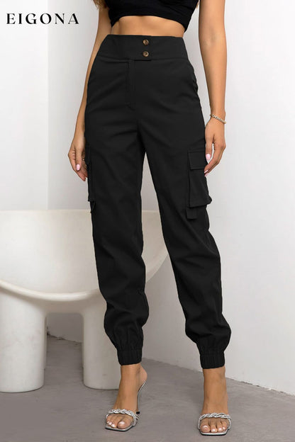 High Waist Cargo Pants bottoms clothes pants Ringing-N Ship From Overseas Women's Bottoms