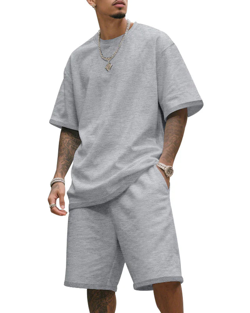 Short Sleeve Shorts Two-Piece Set