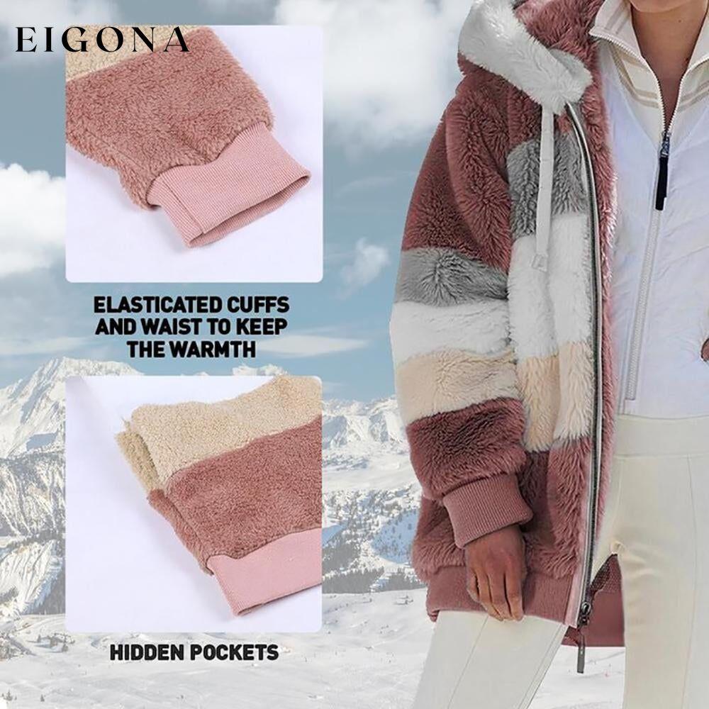 Casual Long Sleeve Wool Padded Coat top tops winter sale