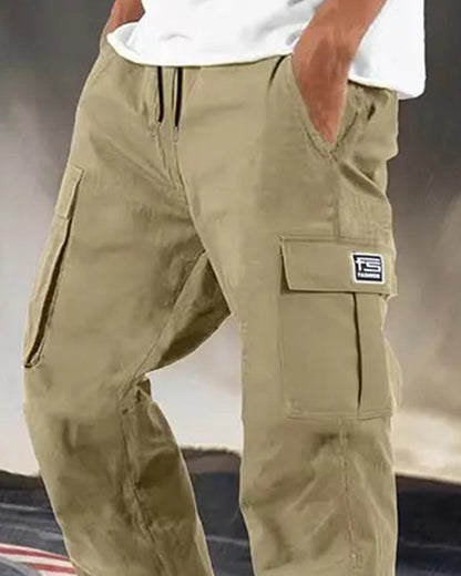 Men's Multi Pocket Cargo Straight Leg Pant