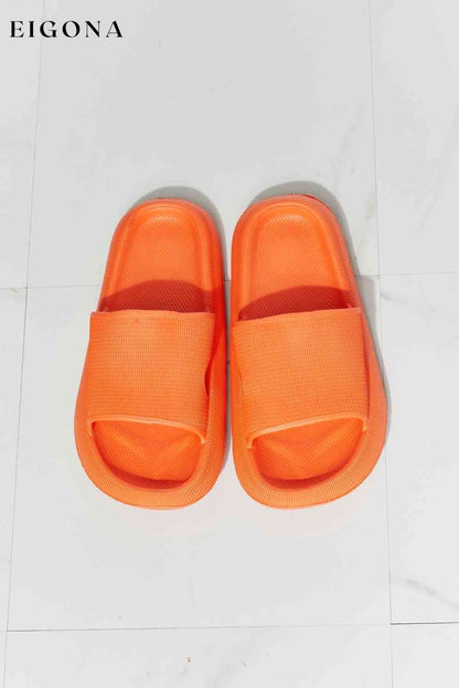 Arms Around Me Open Toe Slide in Orange Melody Ship from USA shoes womens shoes