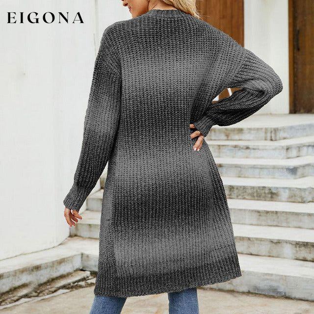 Casual Gradient Knitted Cardigan best Best Sellings cardigan cardigans clothes Sale tops Topseller