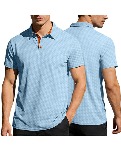 Men's Solid Color Short Sleeve T-Shirt