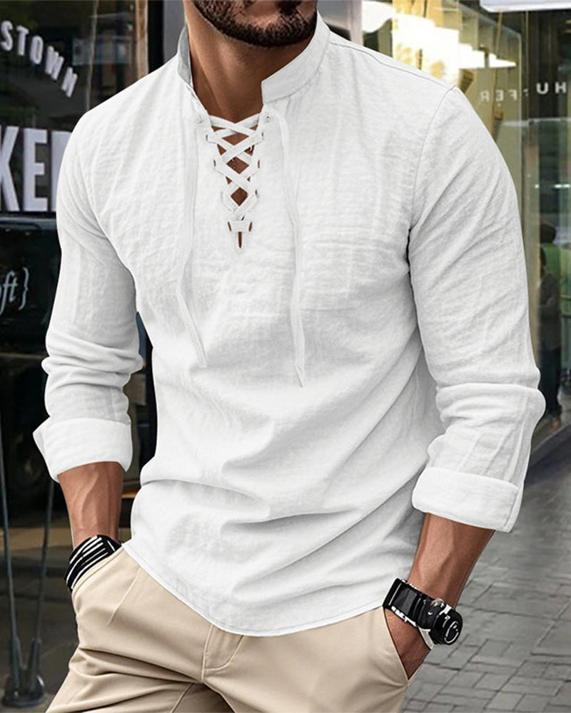 Men's Casual Shirt in Solid Color – Classic, Comfortable & Versatile to Combine 👔