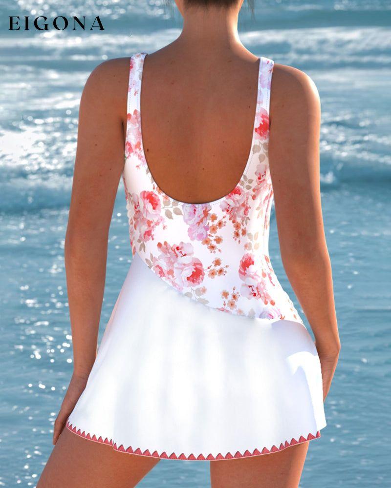 Skirt-style backless swimsuit summer swimdresses