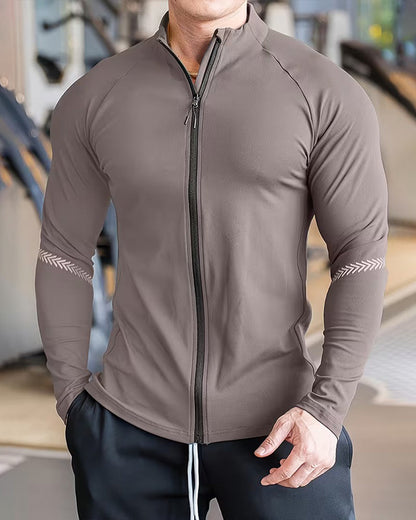 Quick-Dry Zip Long-Sleeve Coats