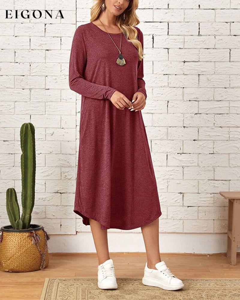 Long Sleeve Loose Cotton Dress 2022 f/w 2023 F/W 23BF Casual Dresses Clothes Dresses Spring Summer