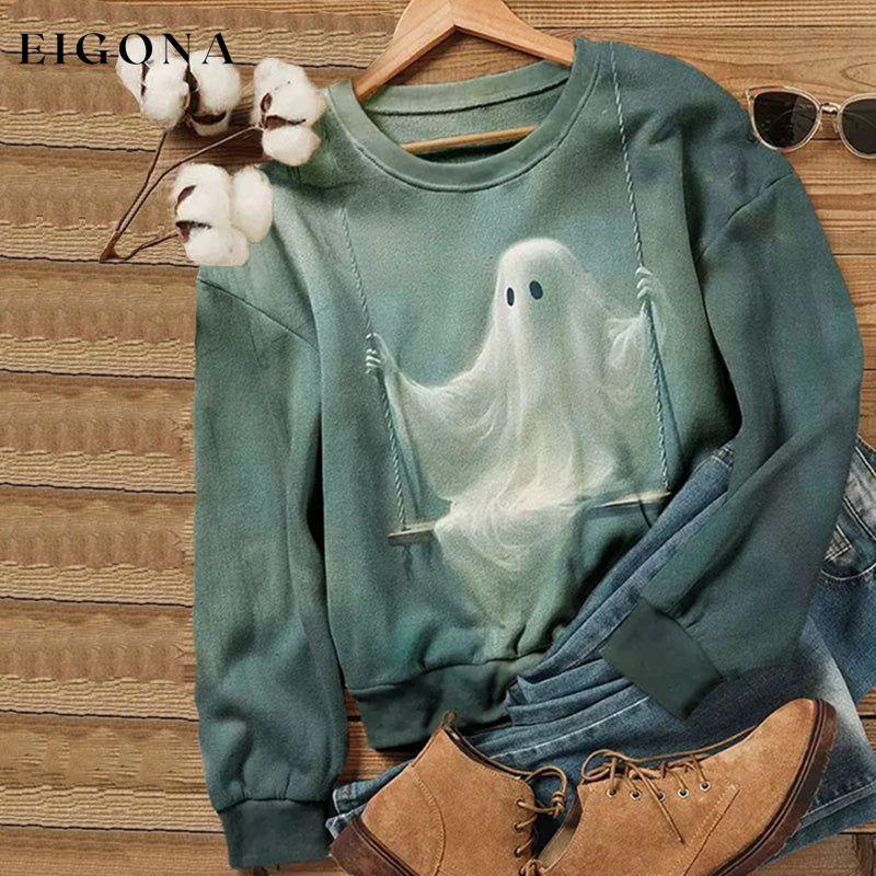 Casual Halloween Sweatshirt best Best Sellings clothes Plus Size Sale tops Topseller