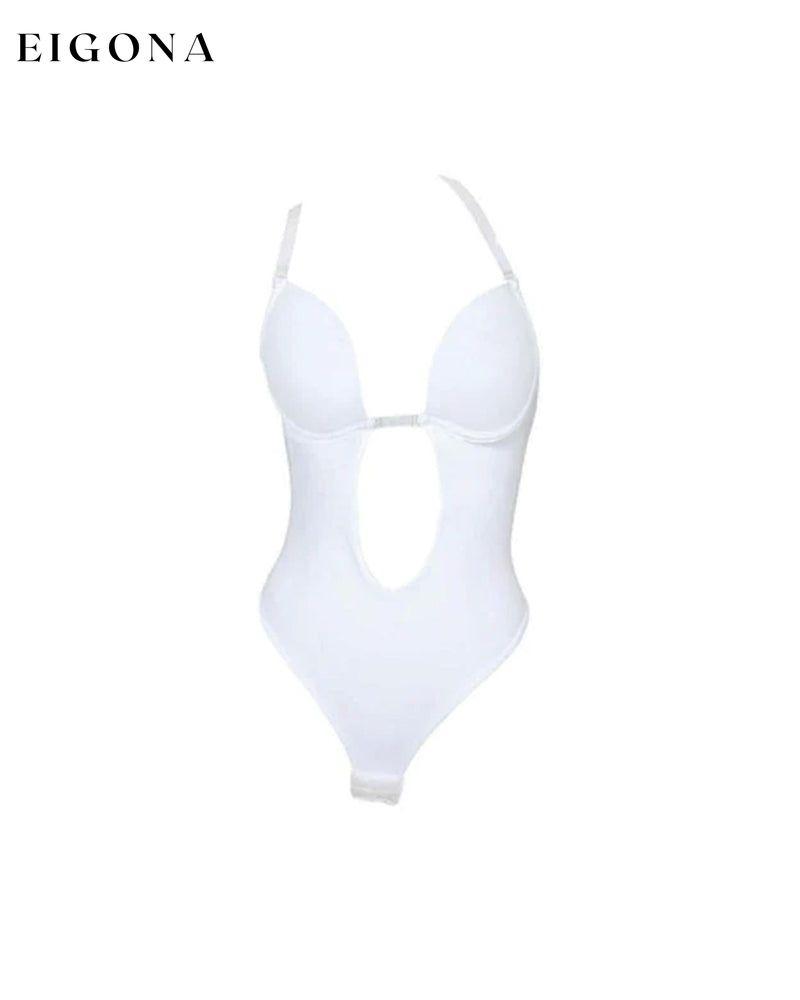 Backless body shapers bra White 23BF lingerie