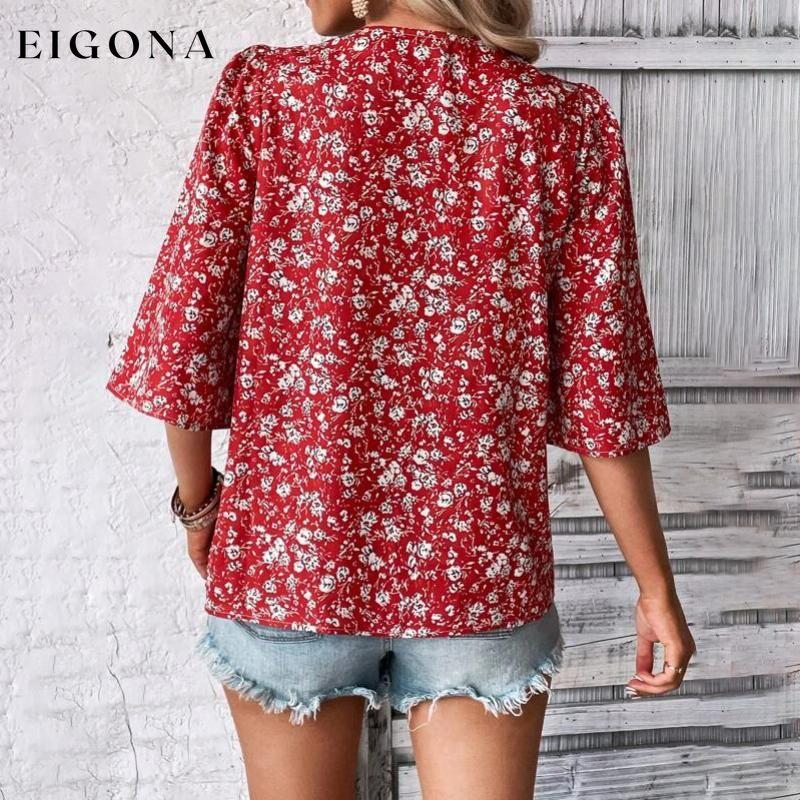 Casual Loose Floral Blouse best Best Sellings clothes Plus Size Sale tops Topseller