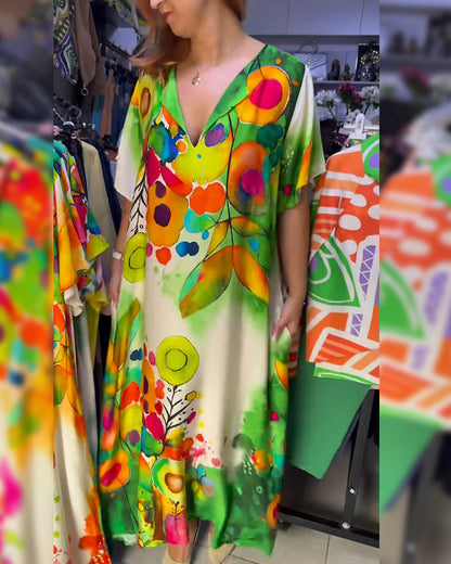 Lockeres, modisches Freizeitkleid