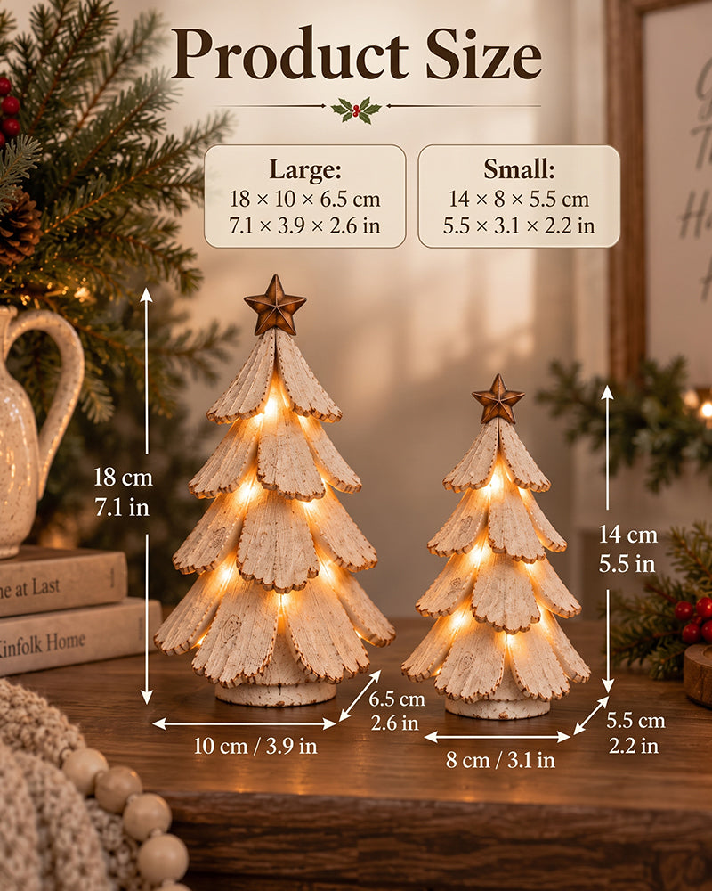 🎄🌙Vintage Lighted Christmas Tree Figurine 2024 f/w accessories spring summer
