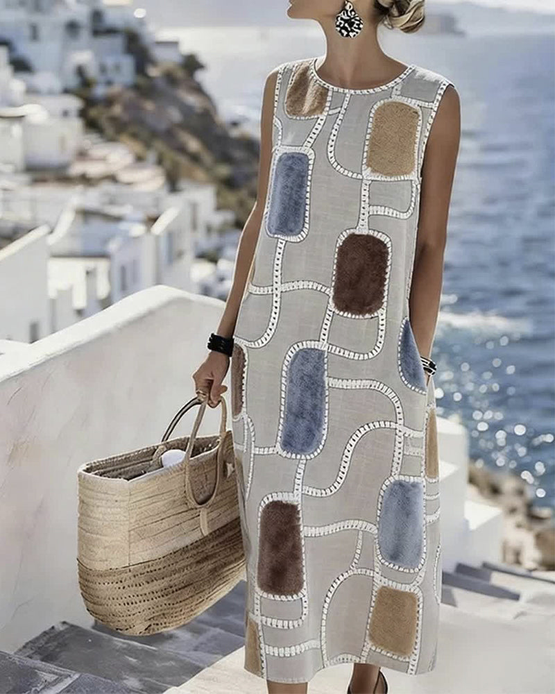 Straight Sleeveless Dress