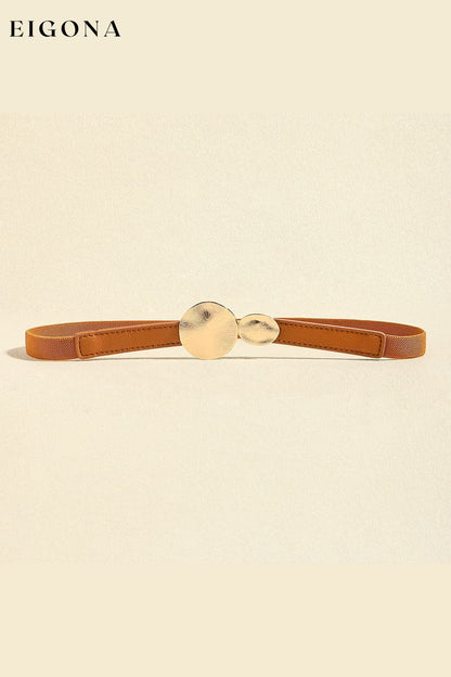 PU Leather Belt Caramel One Size clothes H.Y Ship From Overseas Shipping Delay 09/29/2023 - 10/02/2023 trend