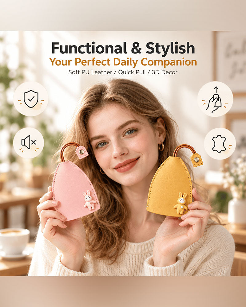 🔥Cute Cartoon Pull-Out Key Case🎁 2024 f/w accesories Spring Summer
