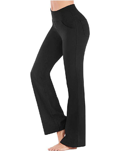 Women's High Waist and Flared Leg Yoga Pants