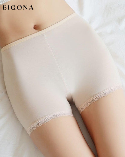 Comfortable Lace Safety Shorts Beige Lacy 23BF Lingerie Shorts Spring Summer