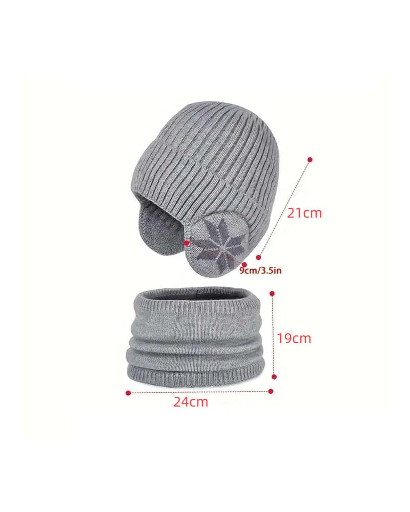 Winter beanie hat scarf sets warm knit hat ACCESSORIES