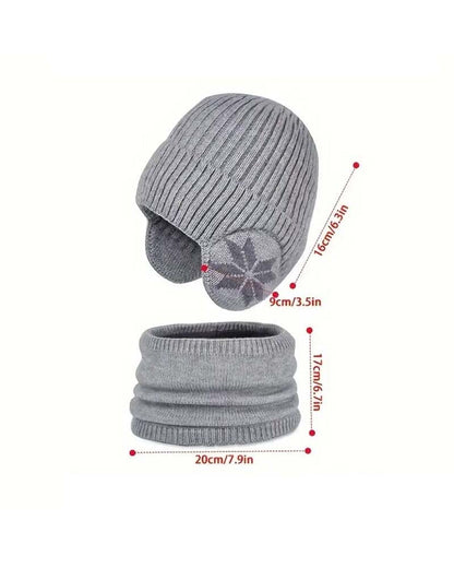 Winter beanie hat scarf sets warm knit hat ACCESSORIES