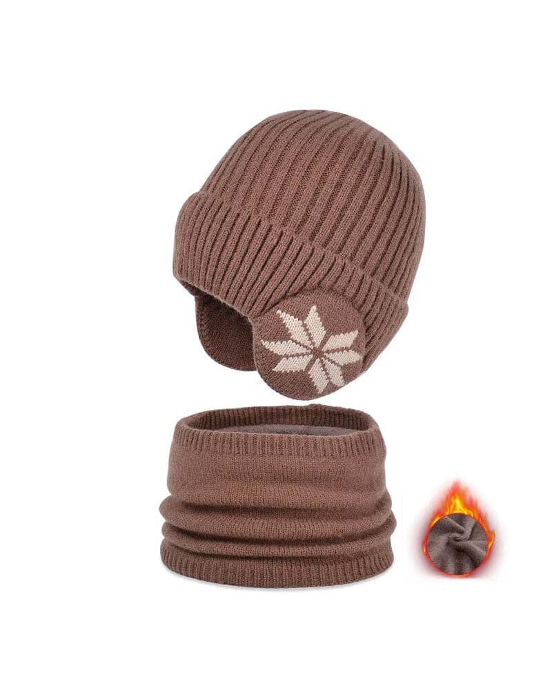 Winter beanie hat scarf sets warm knit hat ACCESSORIES