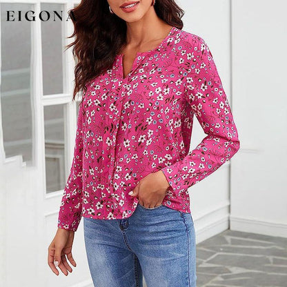 Elegant Floral Blouse best Best Sellings clothes Plus Size Sale tops Topseller