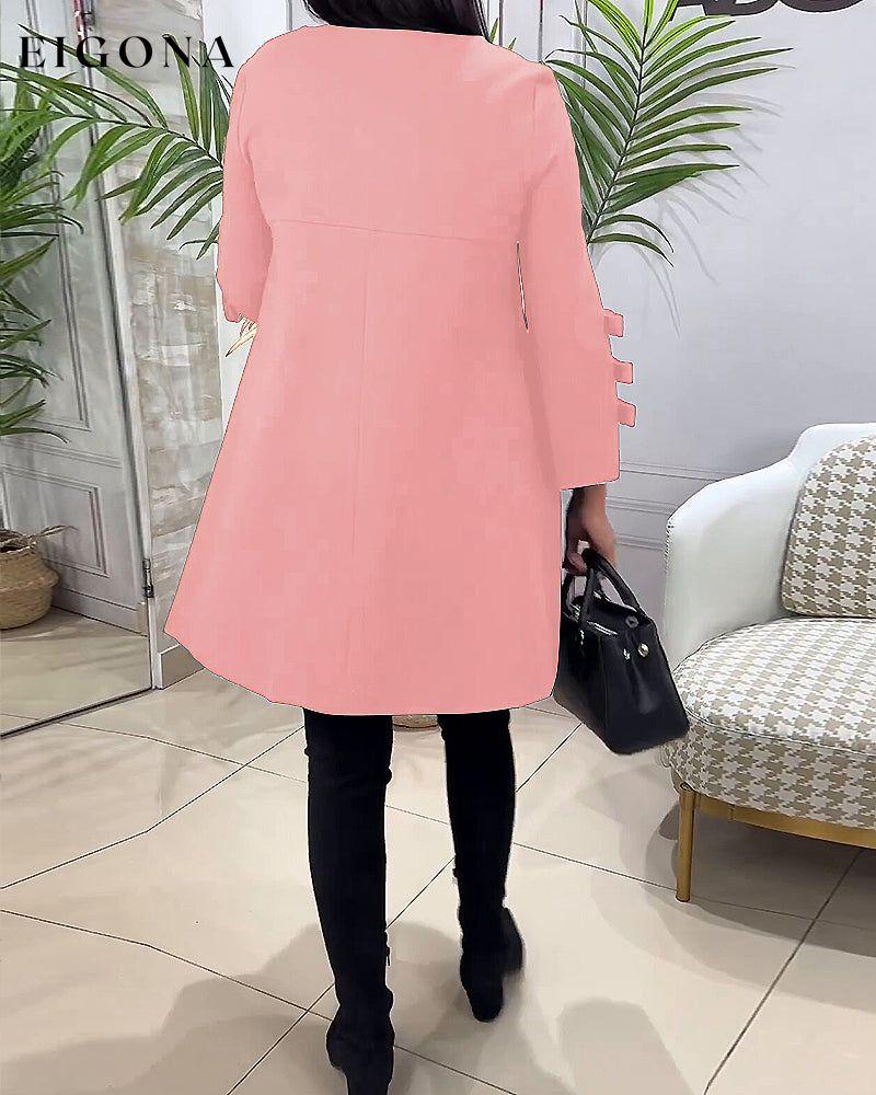Casual Long Sleeve Knee Length Dress 2023 f/w casual dresses Clothes discount Dresses