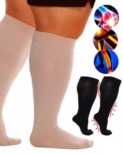 Plus-size high-elastic compression socks ACCESSORIES