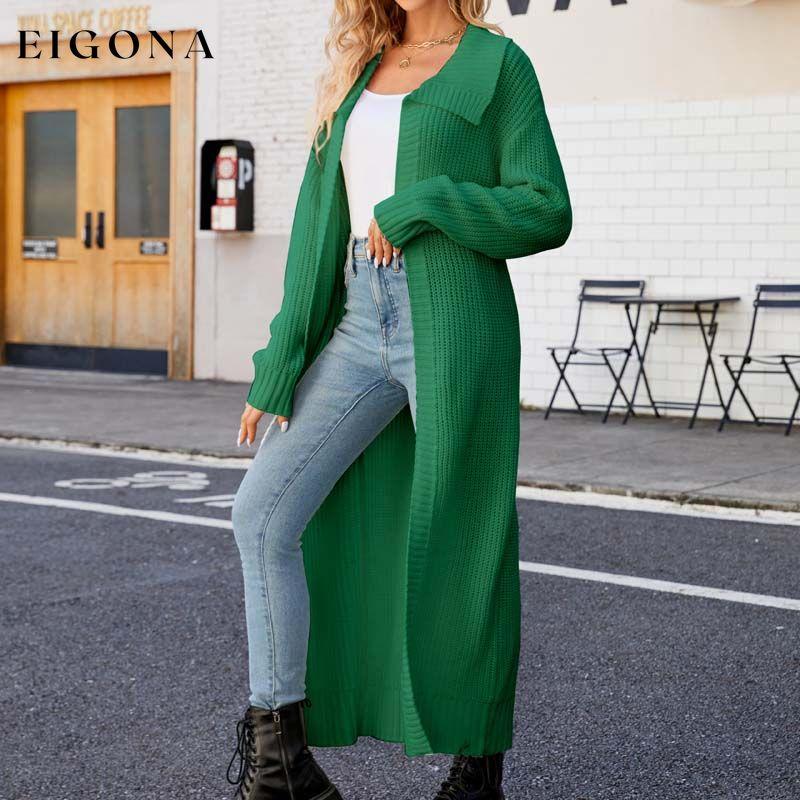 Casual Solid Colour Long Cardigan best Best Sellings cardigan cardigans clothes Plus Size Sale tops Topseller