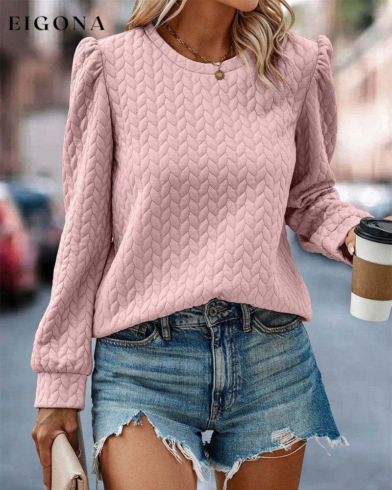 Round neck long-sleeved sweatshirt 2023 F/W 23BF cardigans Clothes discount hoodies & sweatshirts Spring Tops/Blouses
