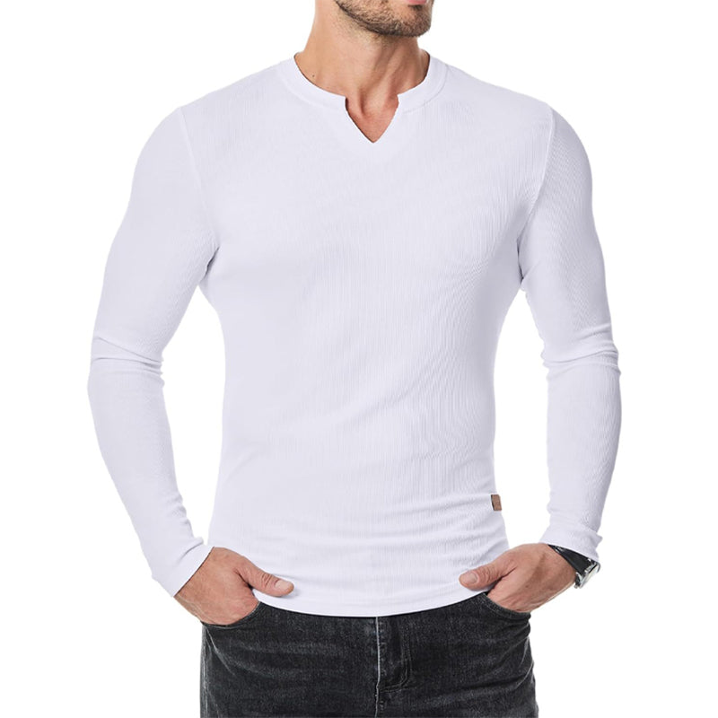 Men's Slim Fit V-Neck Longline Muscle Shirt men's clothing tank tops & camis man