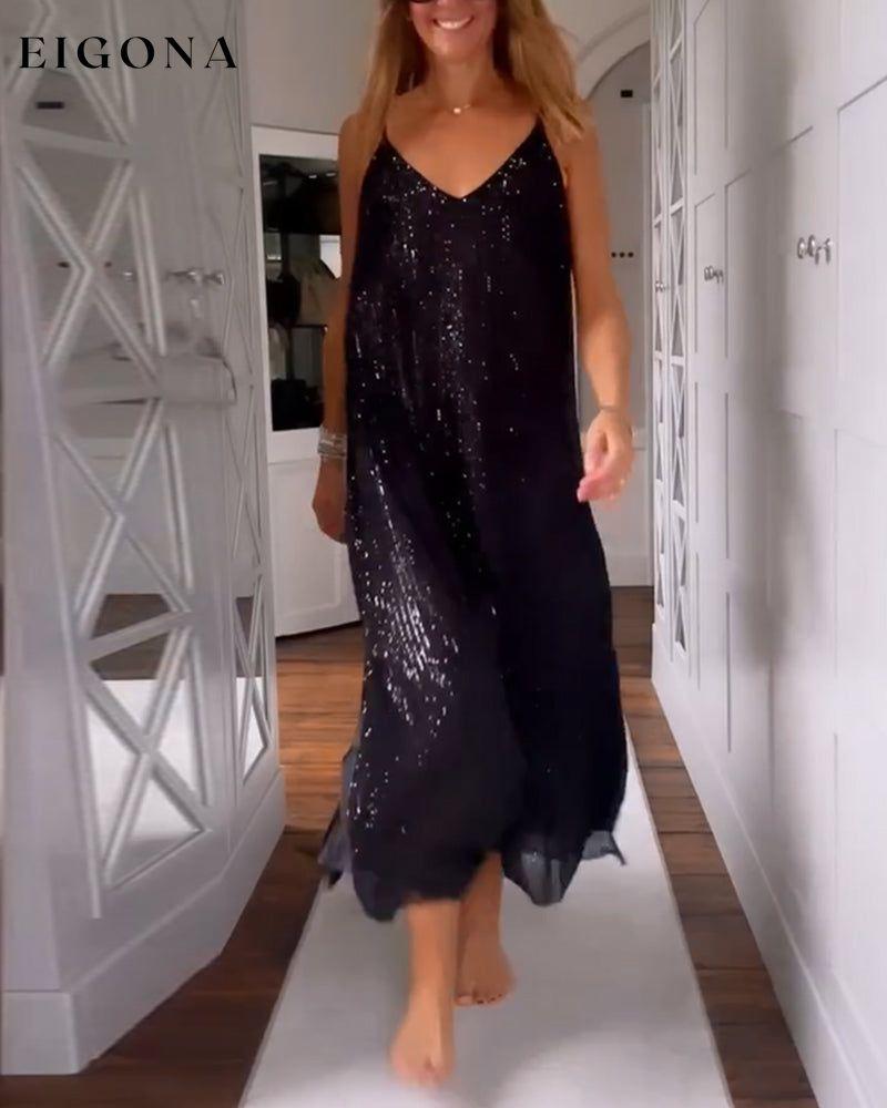 Casual sequin dress Black 23BF Casual Dresses Clothes Dresses Summer