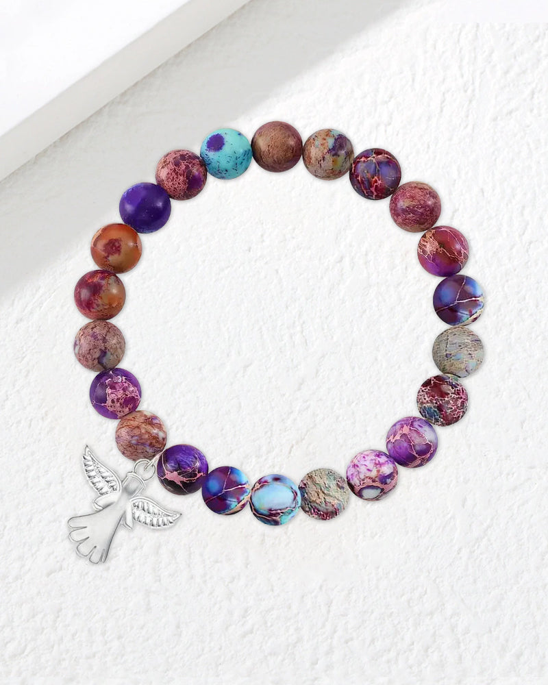 Angel wings healing crystal bracelet Jewelry Valentine's Day