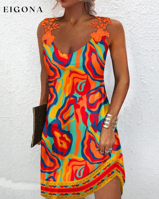 Color print dress Multicolored 23BF Casual Dresses Clothes Dresses Summer