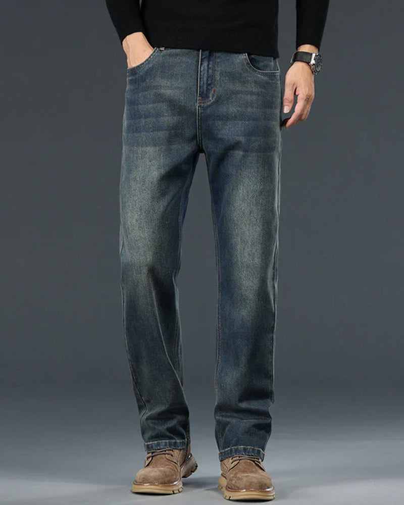 Men's Mid-High Waist Vintage Pants