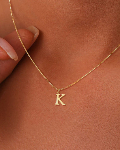 Fashionable and exquisite 26 English alphabet necklace jewelry