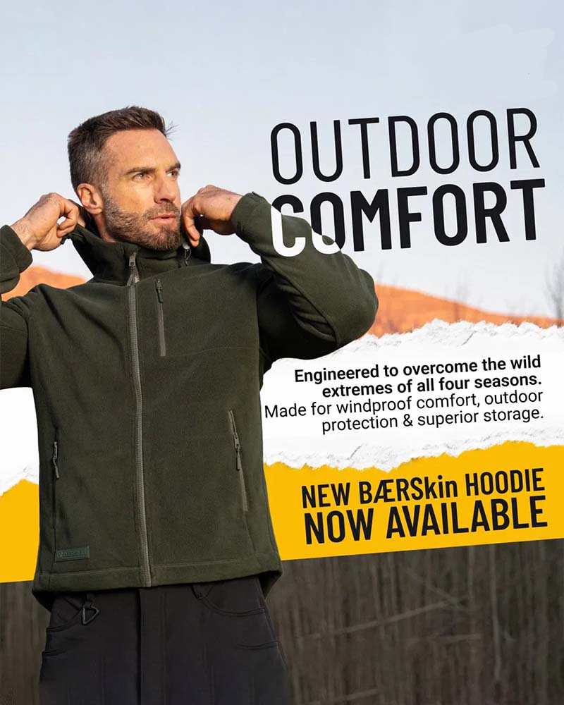 Get Wild Comfort in Cold, Rain, Wind or Snow. This is The Last Hoodie You Will Ever Buy.