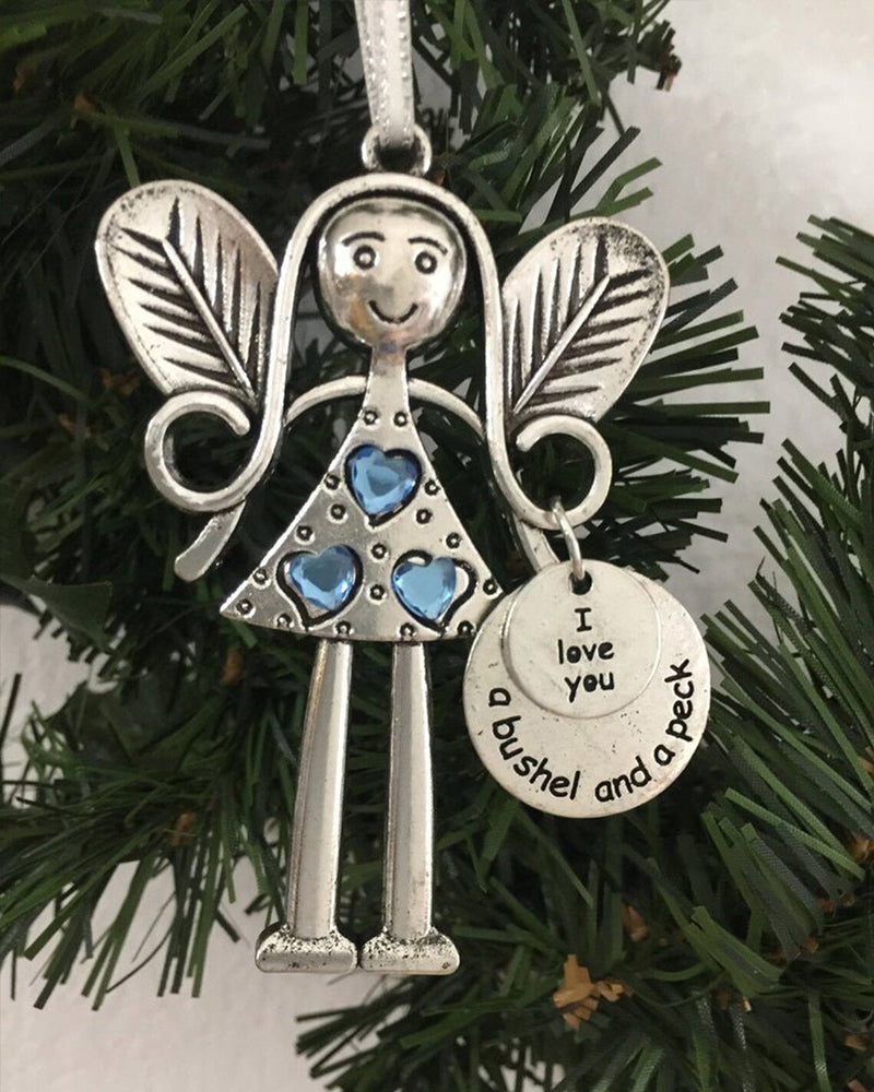 Crazy beautiful friends forever - angel ornament christmas gift ACCESSORIES Christmas